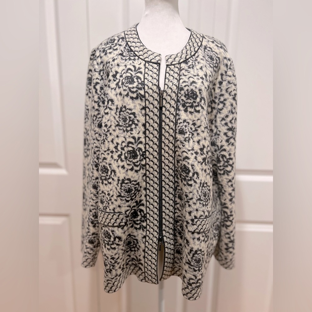 Plus size Stizzoli Lana wool jacket size  56 (3x)